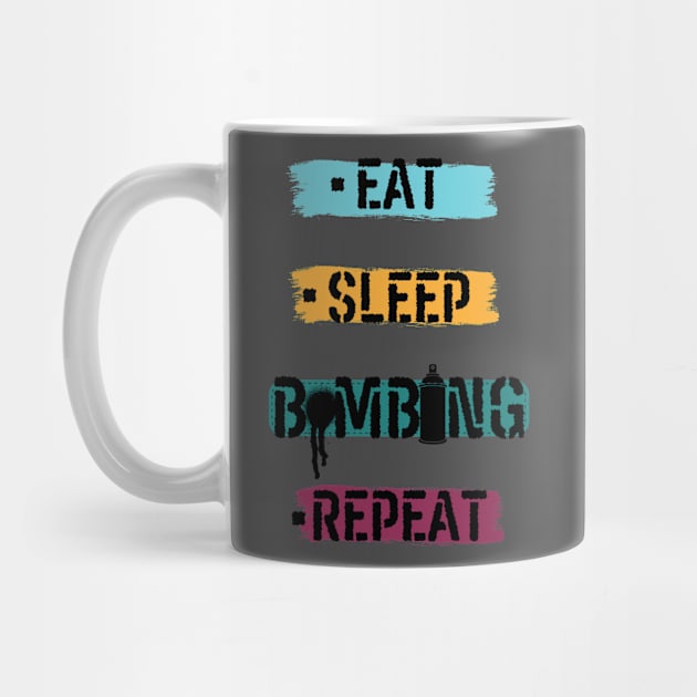 Eat Sleep BOMBING Repeat by SimoneSpagnuolo